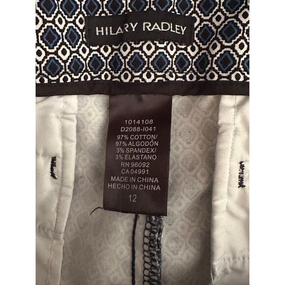 Hilary Radley Stretch Bermuda Shorts Sz 12 – Preppy Mod Style - Picture 3 of 4